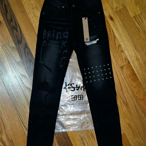 fresh Black Men's Jeans